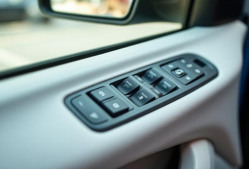 Car electric window controls